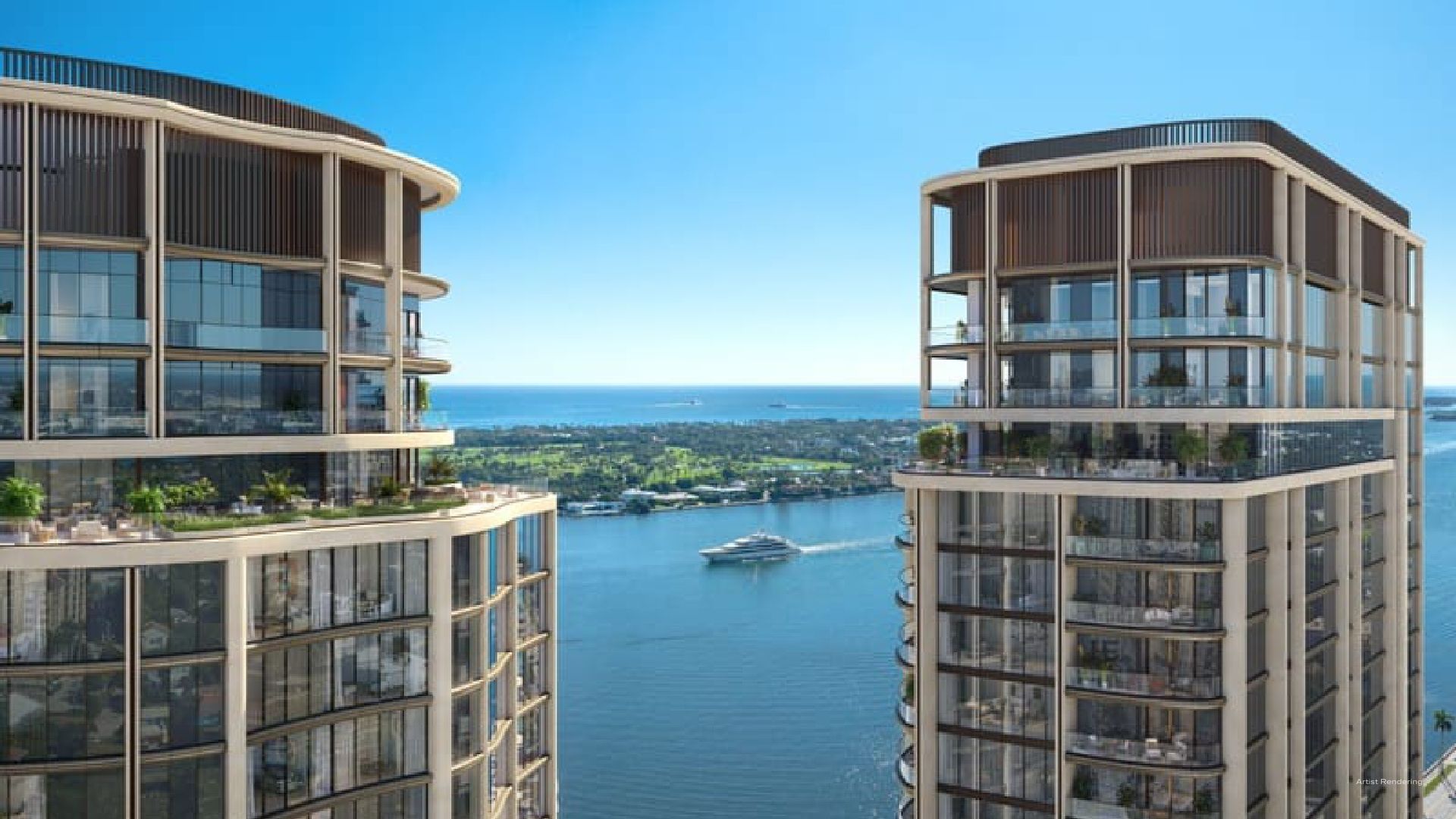 Edgeworth towers over the Intracoastal