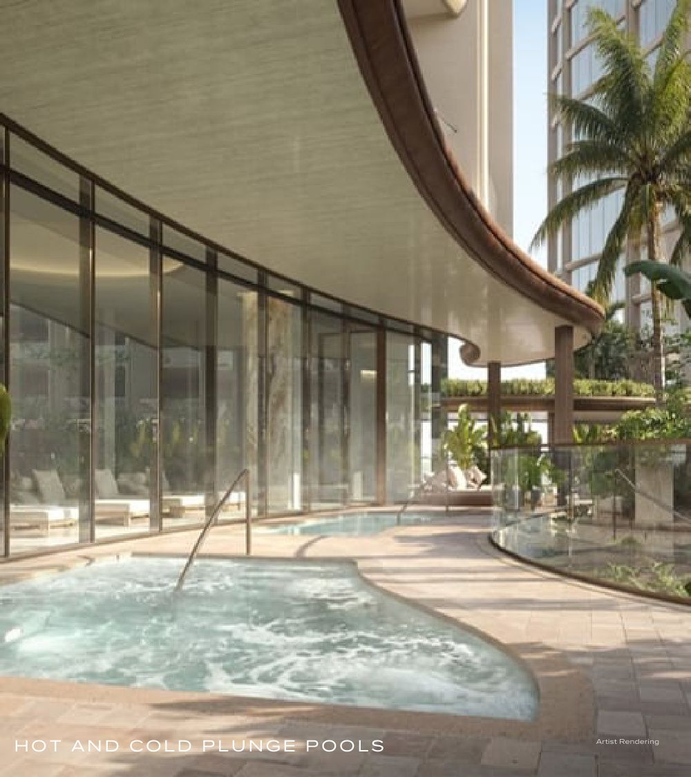 Hot and cold vitality pools